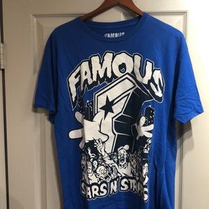 Famous Stars and Straps Monster Graphic Tee Size L